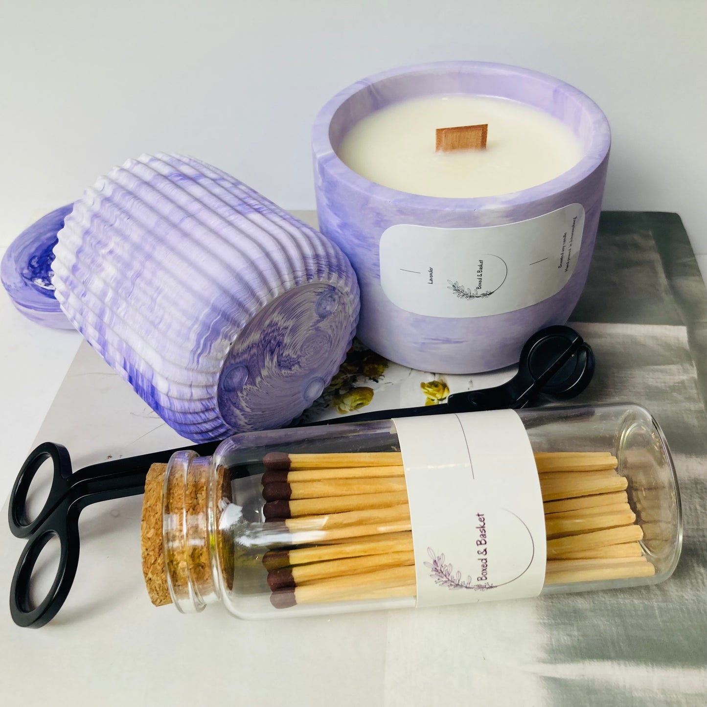 Medi Marble Lavender