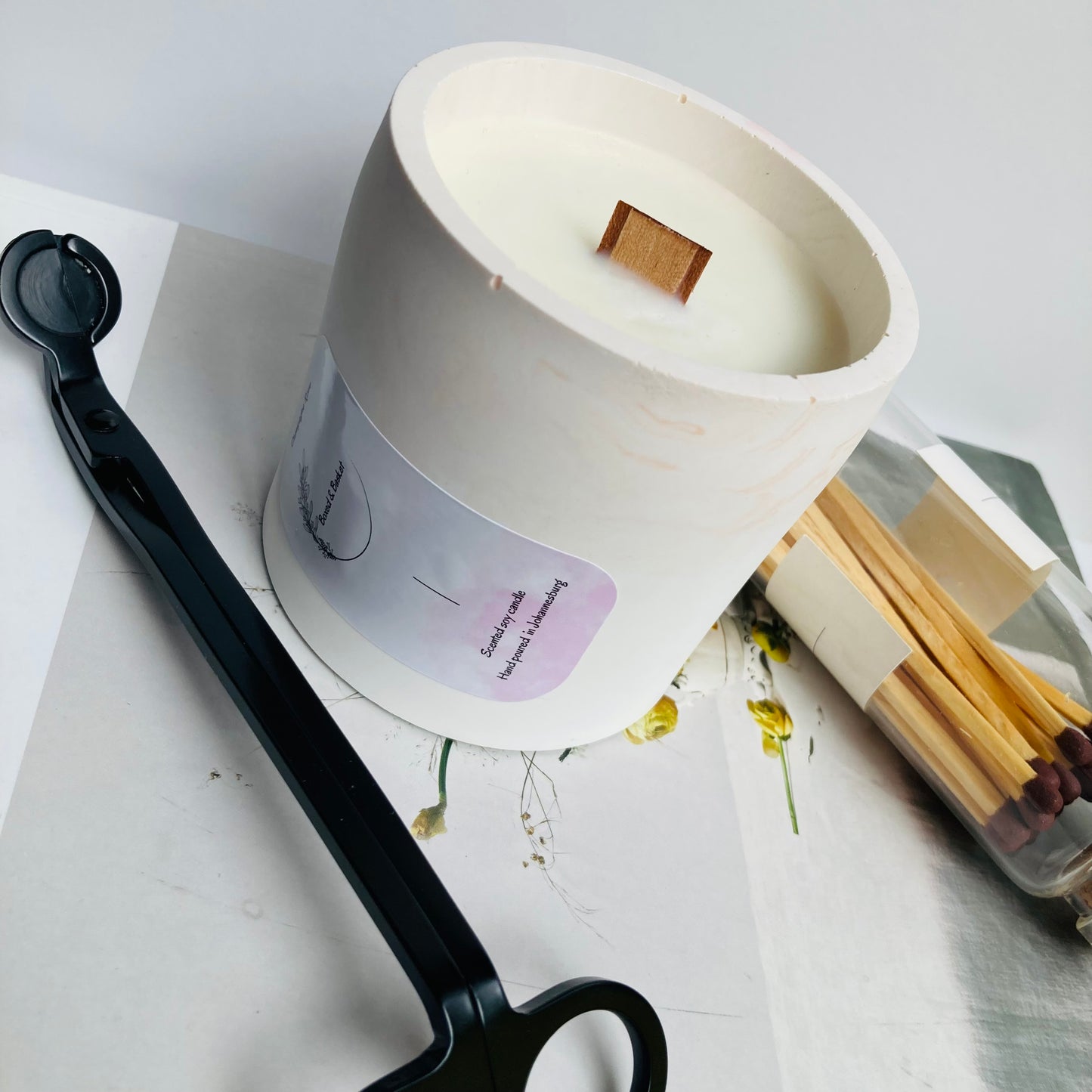 Champagne Rose Candle