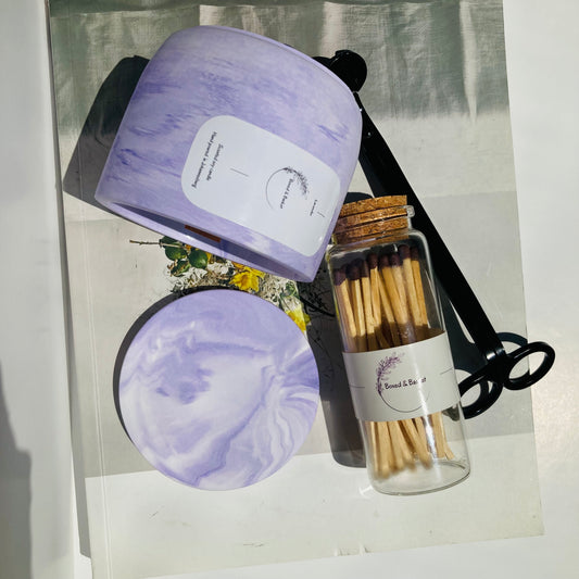 Medi Marble Lavender