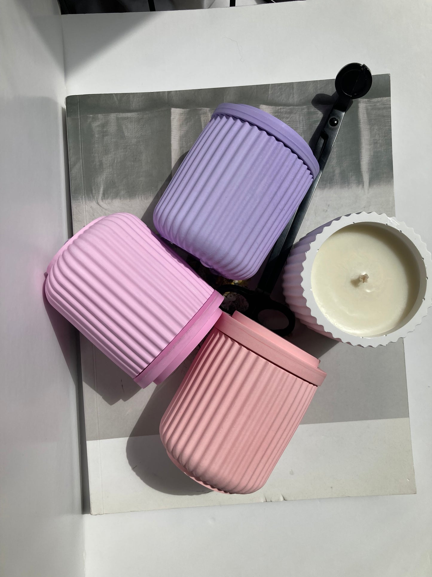 Solid small Scented soy candle