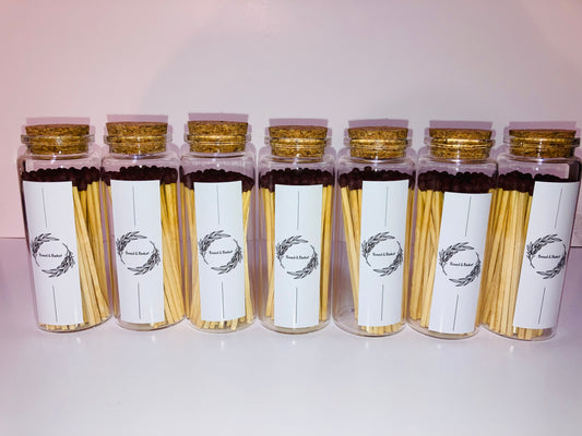 Long Matches in a glass