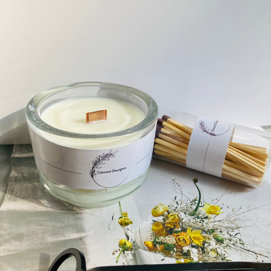 Small Cabernet Sauvignon Scented Candle