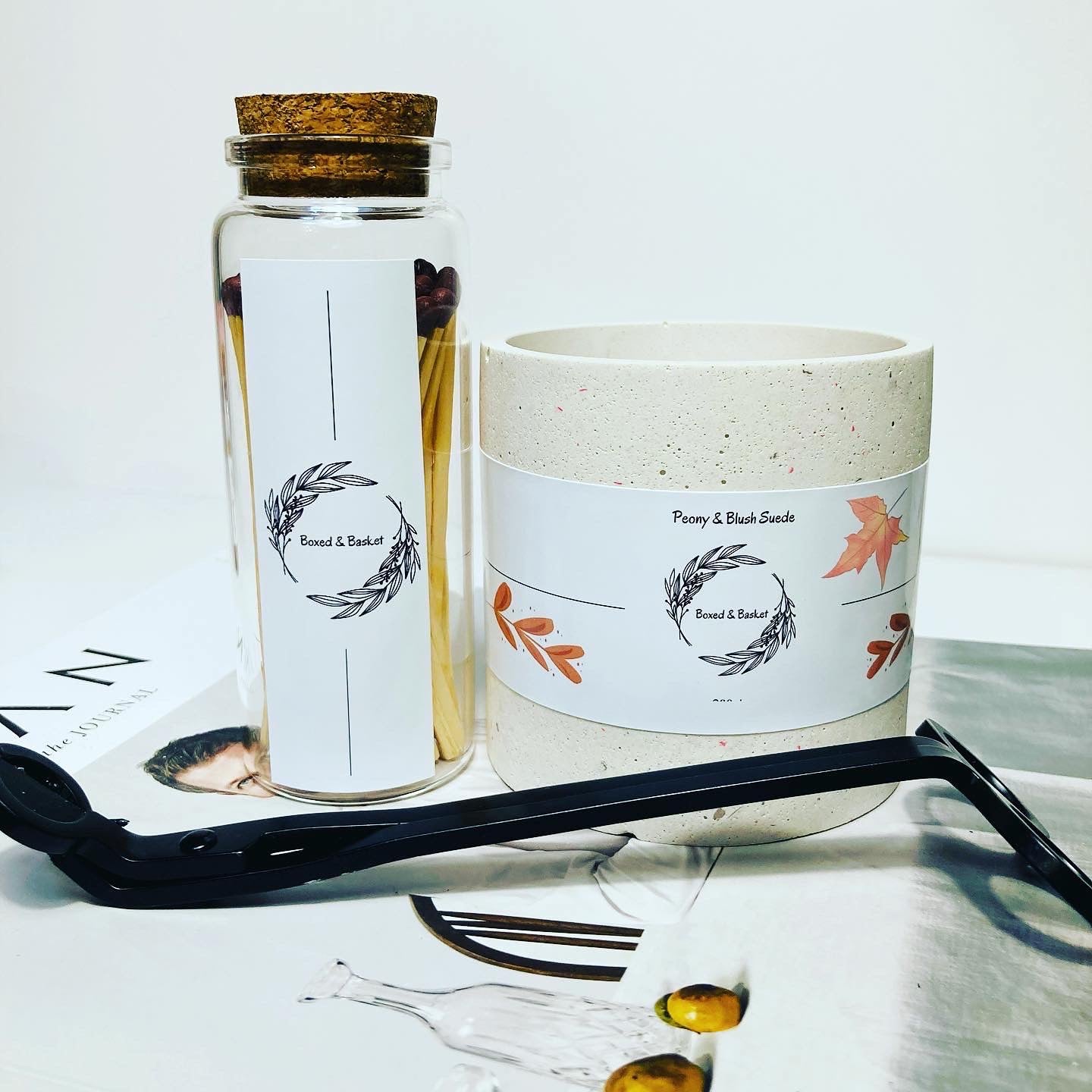 Long Matches in a glass