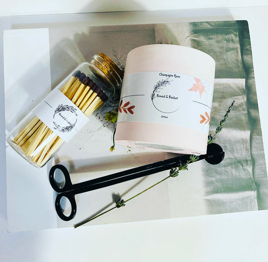 Champagne Rose Candle