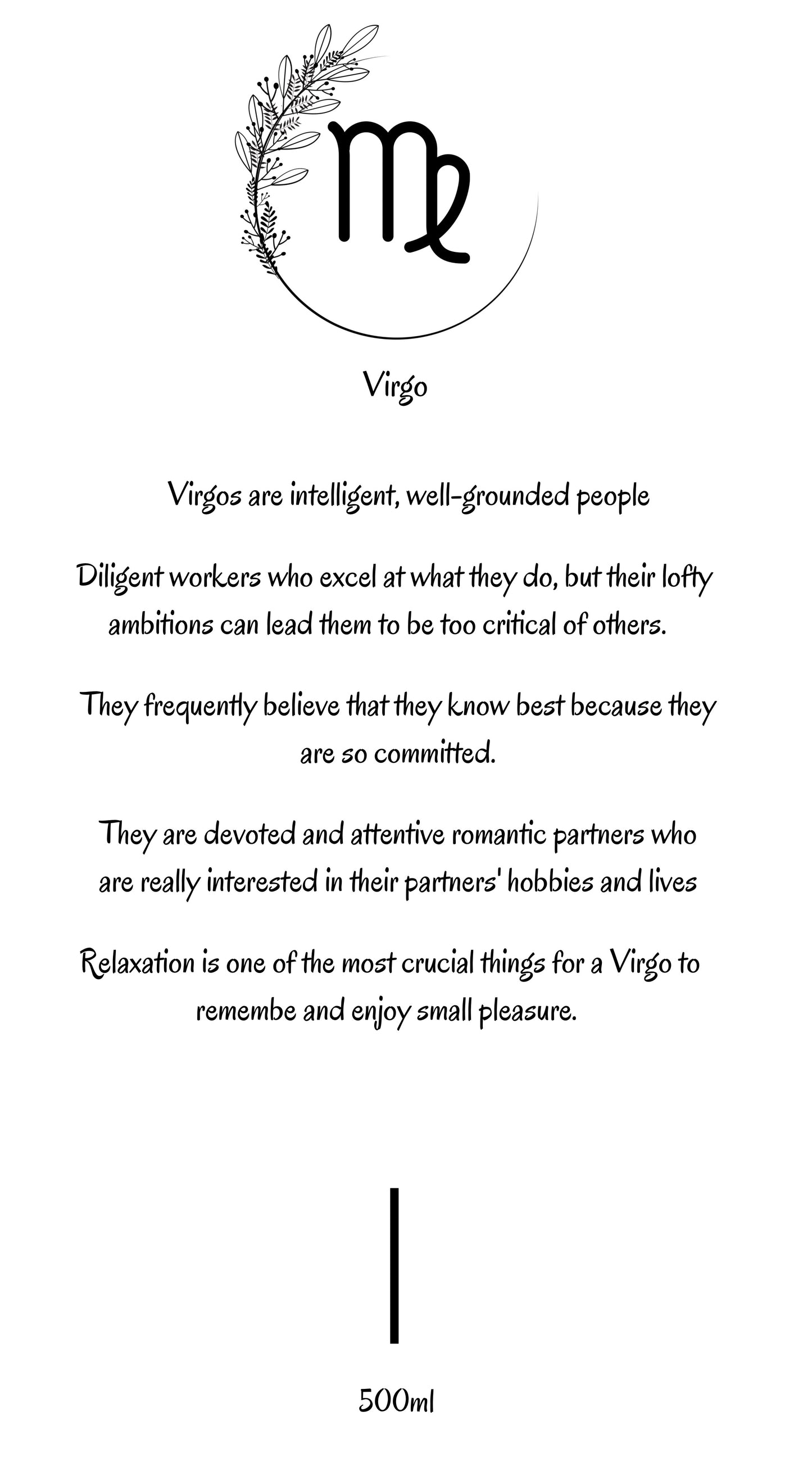 Virgo Sign Candle