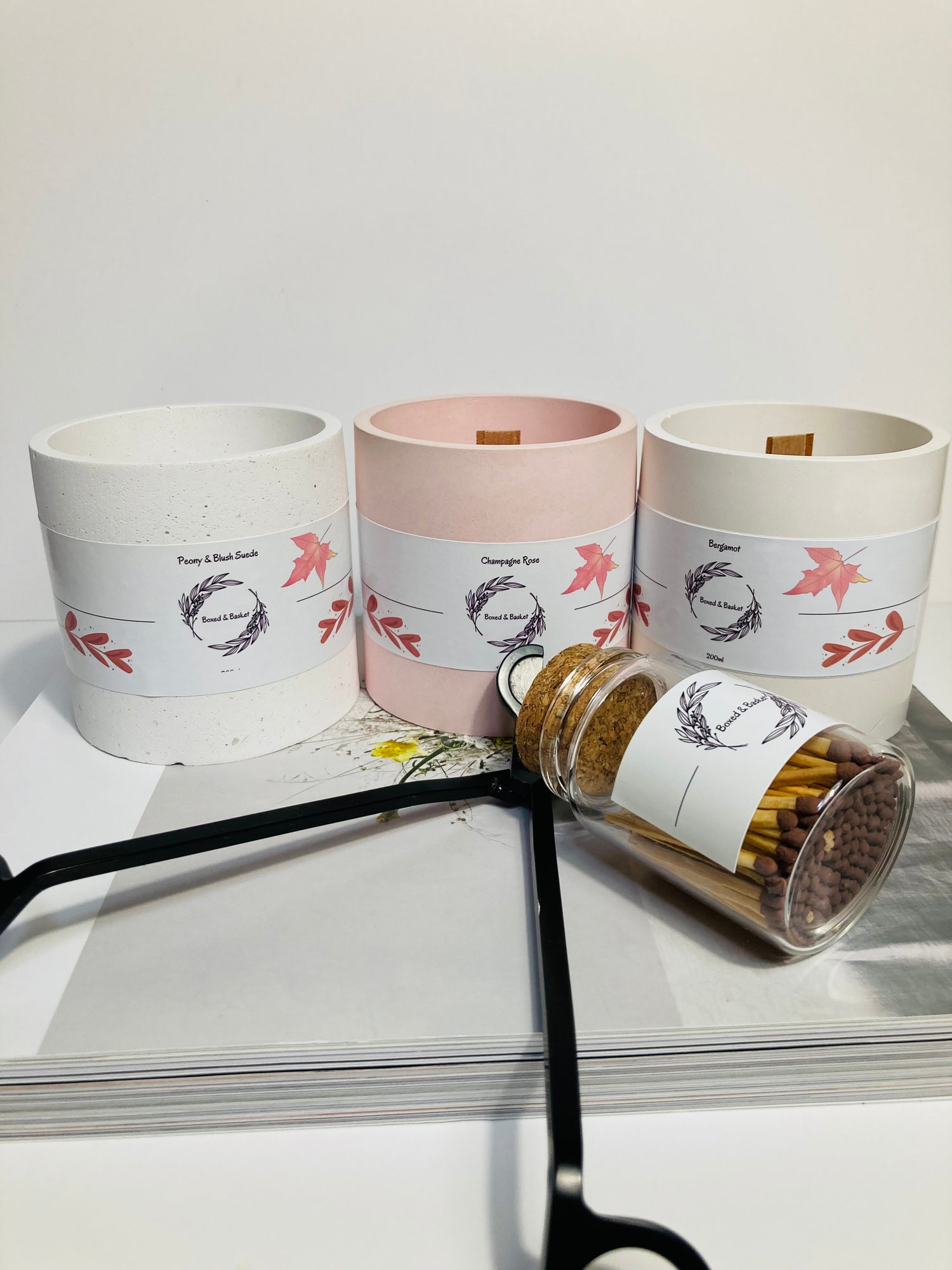 Hand made  Candle Vessels Collection