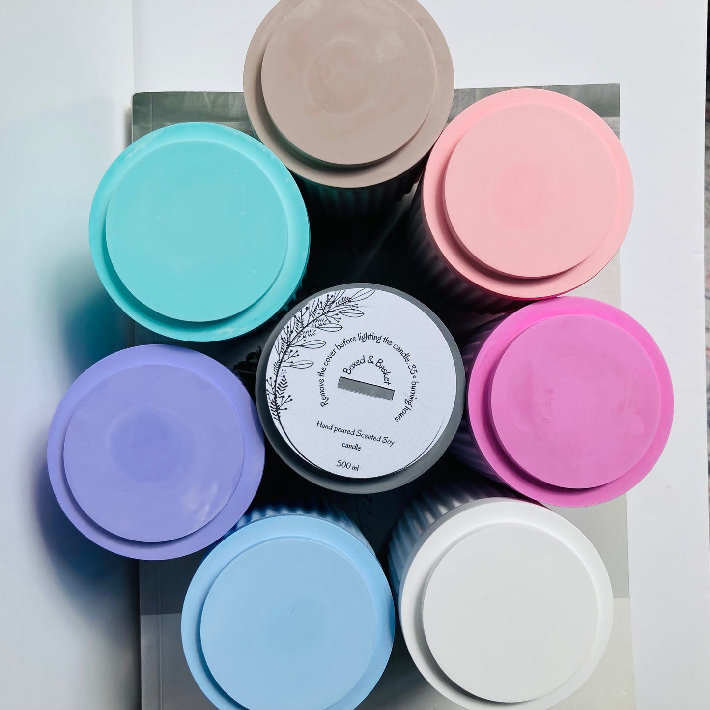Solid small Scented soy candle