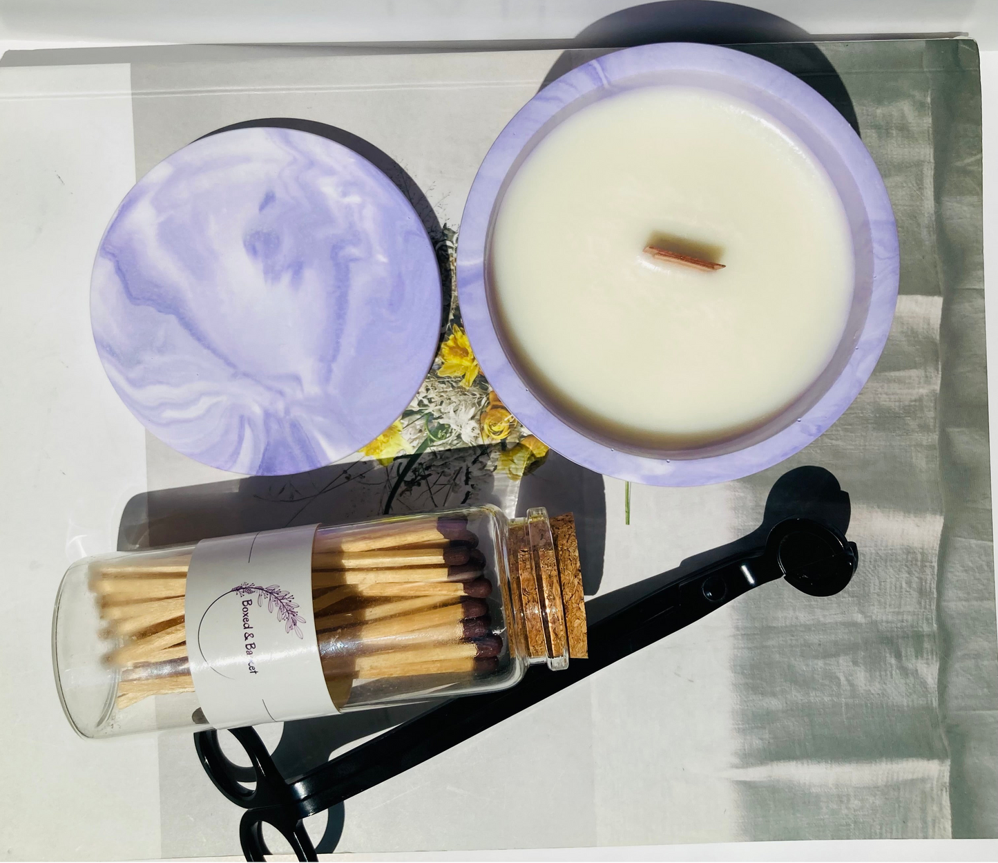 Medi Marble Lavender