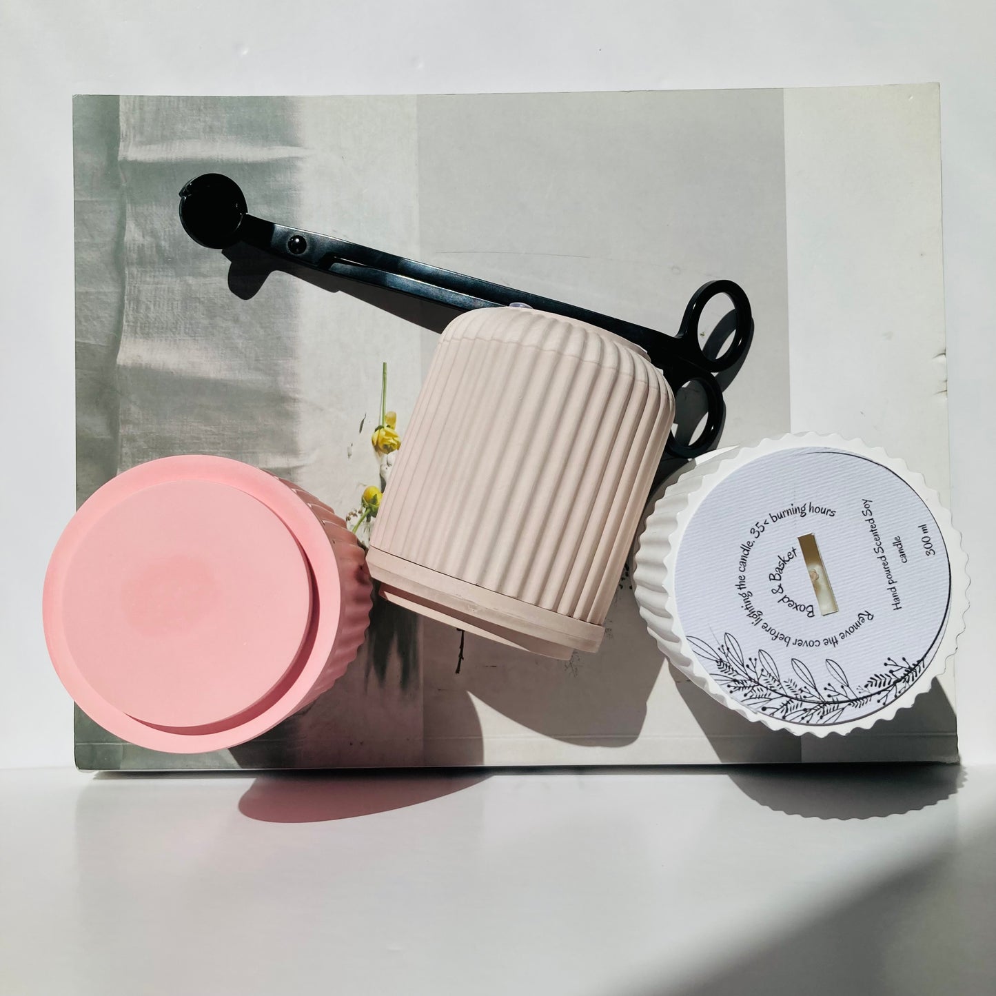 Solid small Scented soy candle