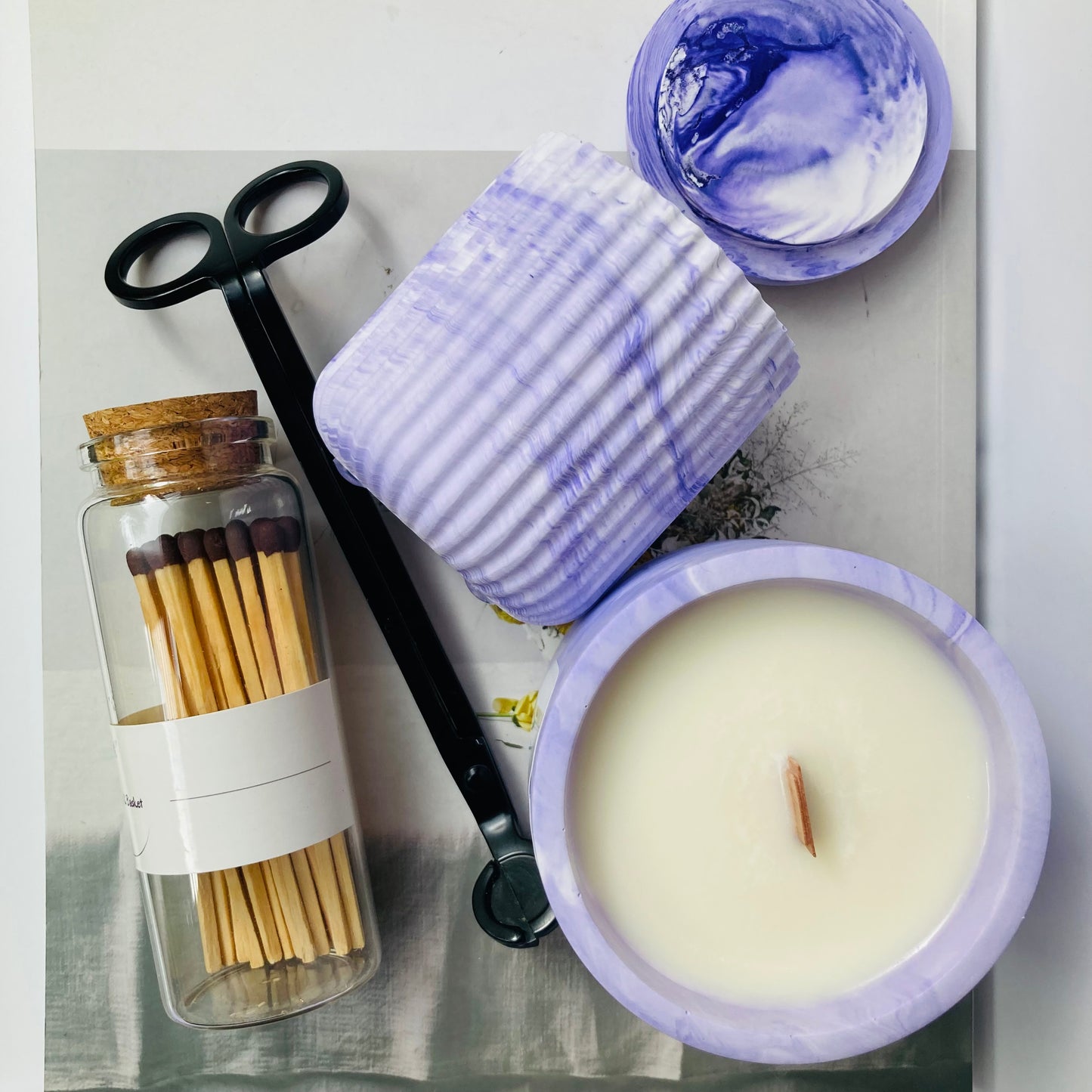 Medi Marble Lavender
