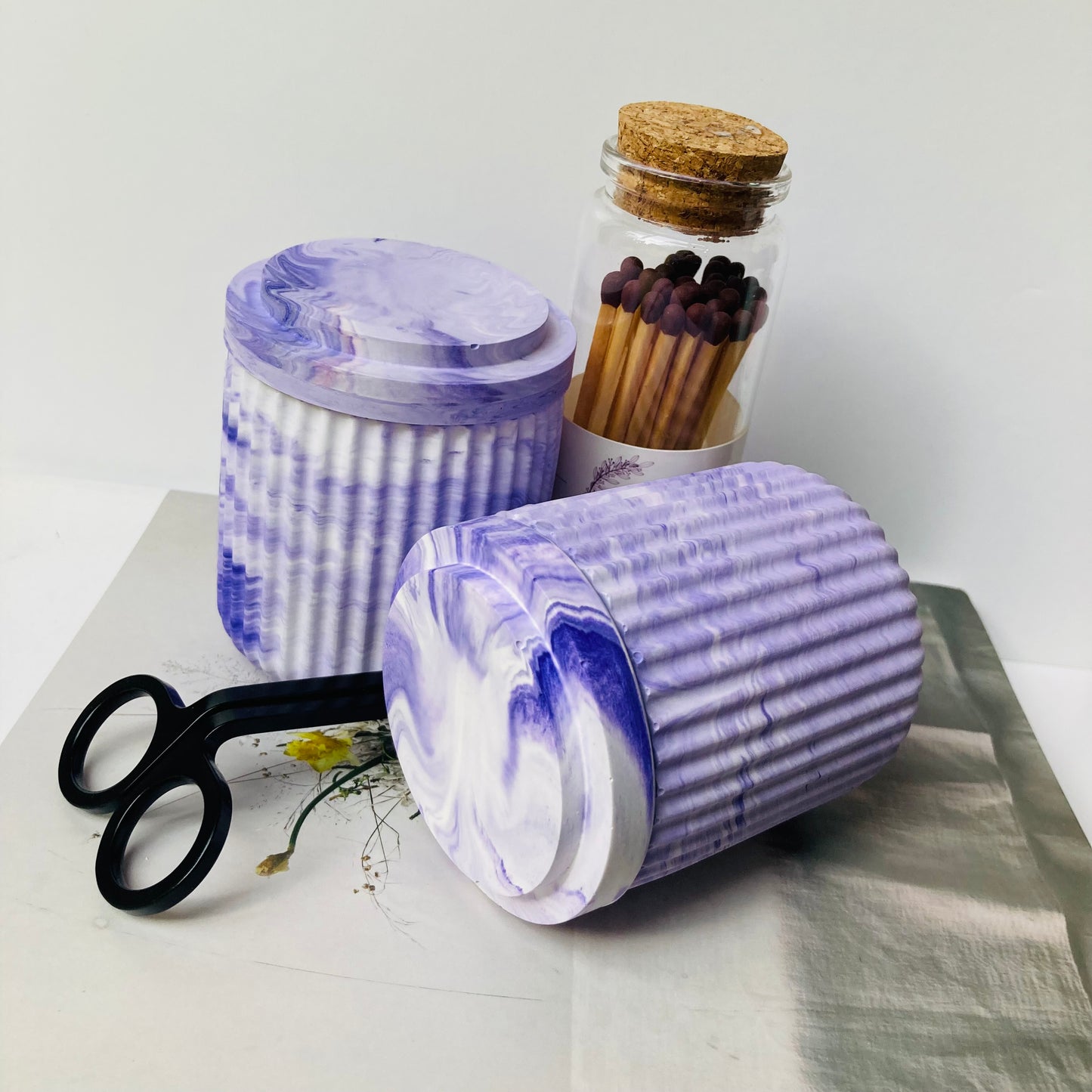 Solid small Scented soy candle