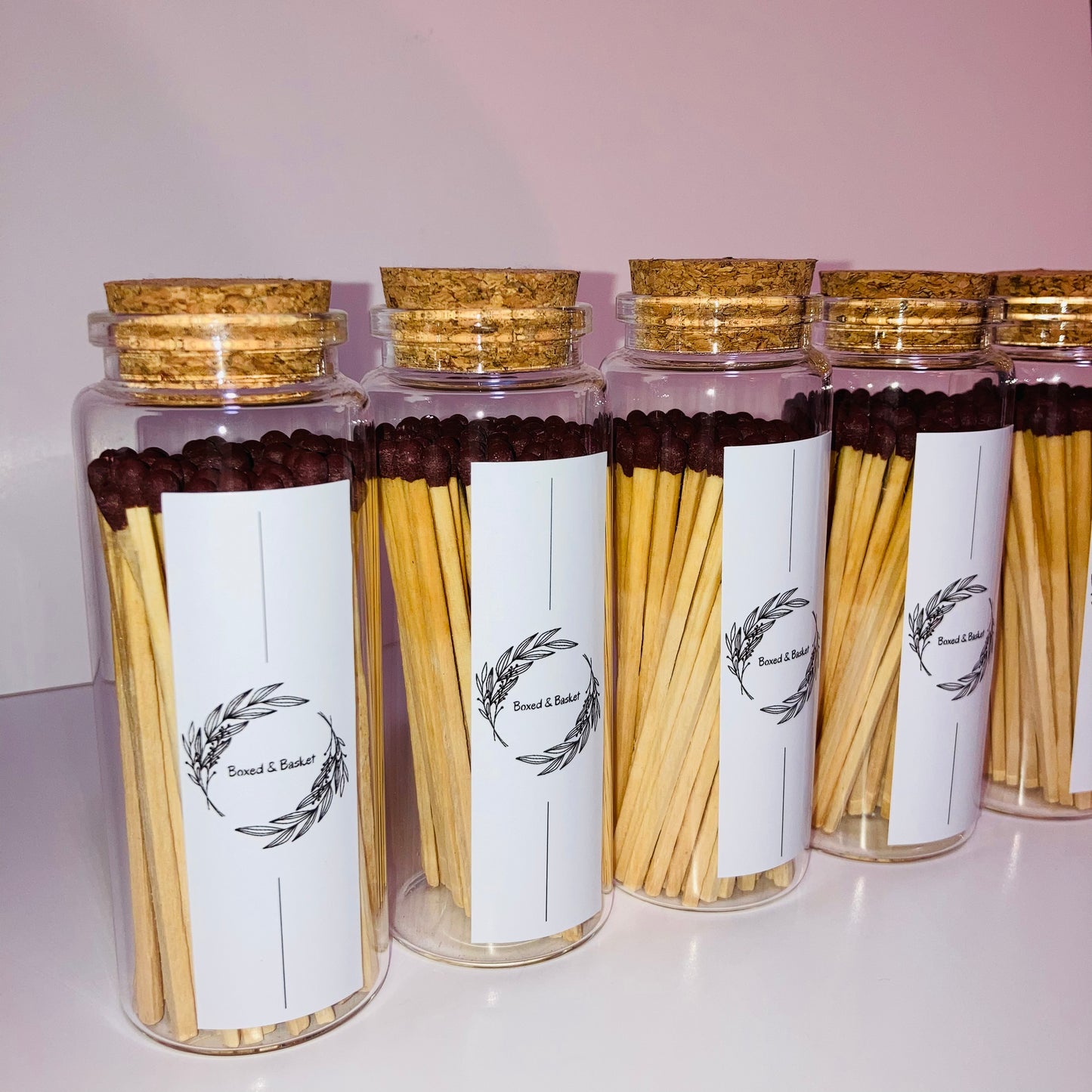 Long Matches in a glass
